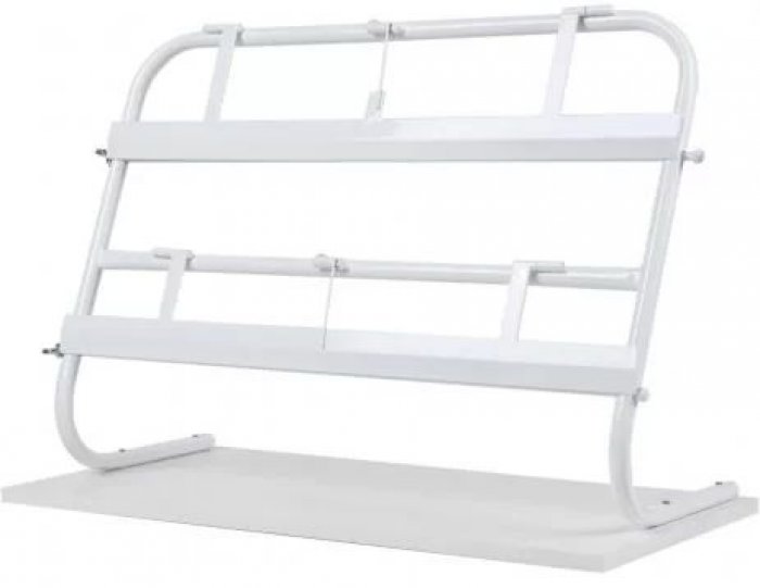 Suporte Bobinas Duplo 60CM Carlu Branco