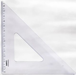 Esquadro Maxcril  45  Simples 14CM  10070001 Isosceles