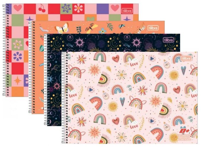 Caderno Desenho CD 96F D+ Fem com Margem Tilibra