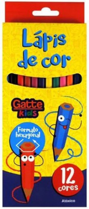 Lapis Cor Eco Gatte Kids 12 Cores Ref.10016