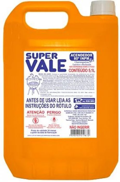 Alcool Gel Acendedor 80% Galao 5L