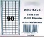 Etiqueta Form Colacril 3039 - 26X15-5C CX/45000