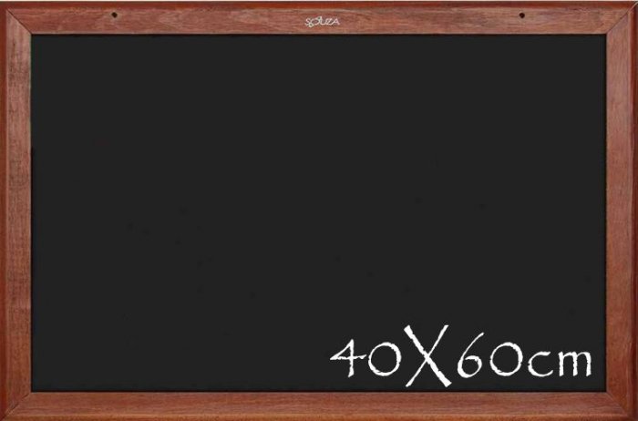 Quadro Preto/Giz 40X60 Madeira/Escolar Souza