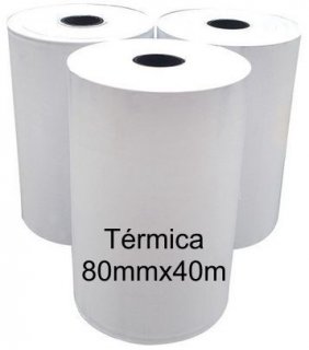 Bobina Termica 80X40Mt *branca - Unid - Silfer