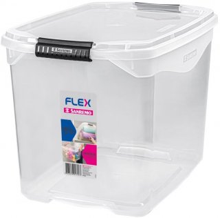 Caixa Organizadora Grande Incolor 36L Sanremo SR951
