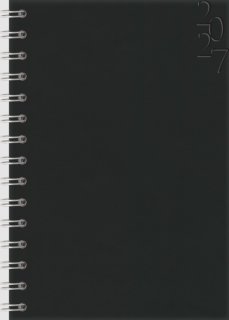 Agenda 2027 Redoma Pamplona Preta Espiral  138X200   R731Pt