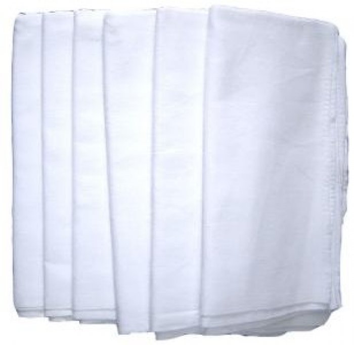 Pano Prato/Copa Branco Liso 45X65