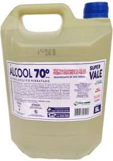 Alcool Liquido  ***70% - Galao 5L Super Vale