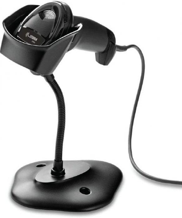 Leitor Codigo de Barras/qrcode 2D C/suporte Ds2208 Zebra Omnidirecional