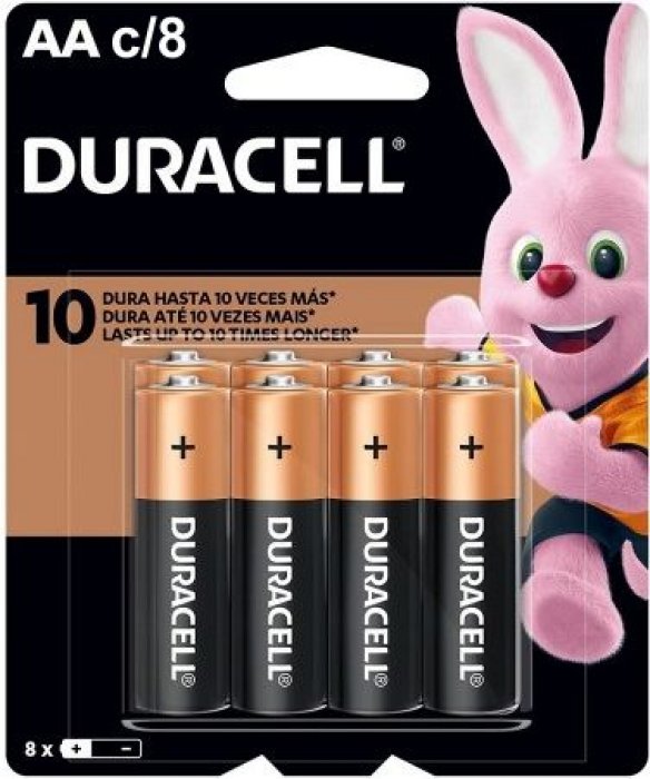 Pilha Duracell  AA/08** Blister C/8  MN1500B8  Alkalina