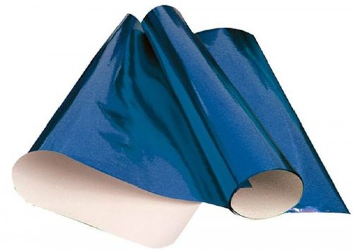 Papel Laminado  Azul  45X59
