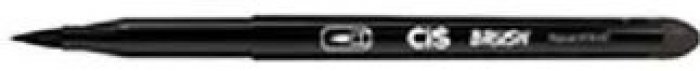 Caneta CIS Brush Aquarelavel Preta  70.3600