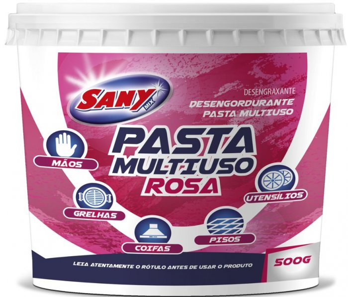 Saponaceo Pasta Cristal Rosa Sany Multiuso 500GR