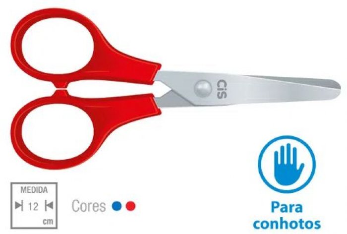 Tesoura Escolar P/Canhoto - CIS Ks-269L