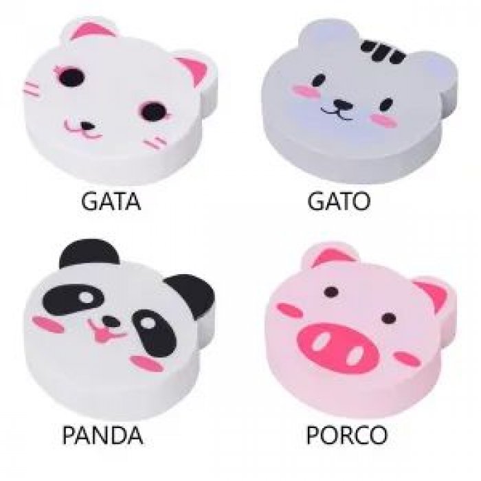 Borracha BRW Zoo BO0013 Panda/Porco/Gata/Gato