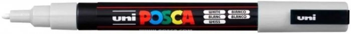 Caneta Posca Pc-3M Branca  0.9-1.3Mm  Uniball