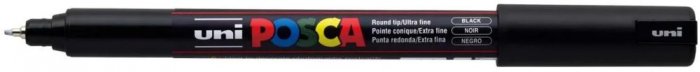 Caneta Posca PC-1MR Preto 0.7MM Uni
