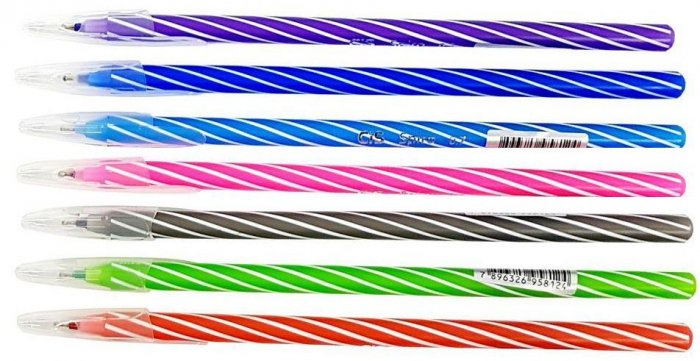 Caneta CIS Spiro  0.7  Sortido