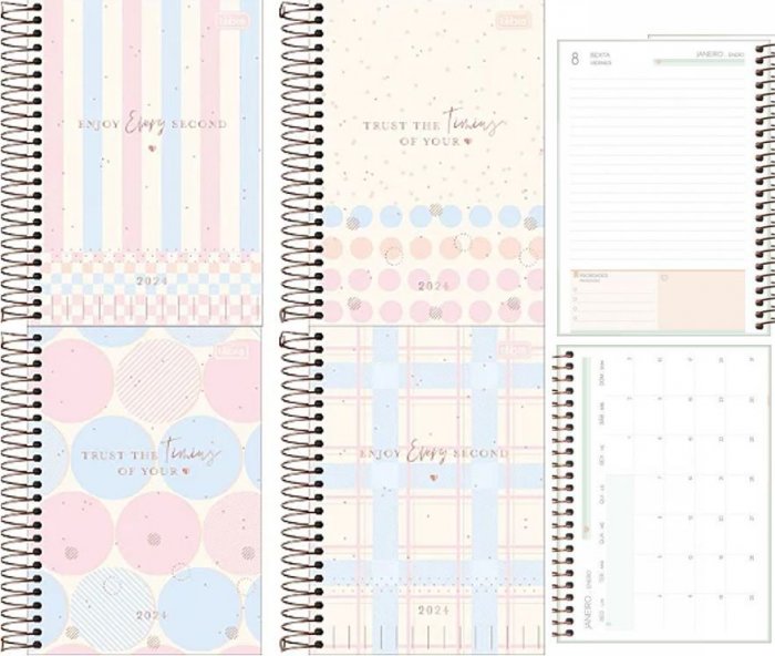 Agenda 2024 Tilibra Soho 140X200 Espiral