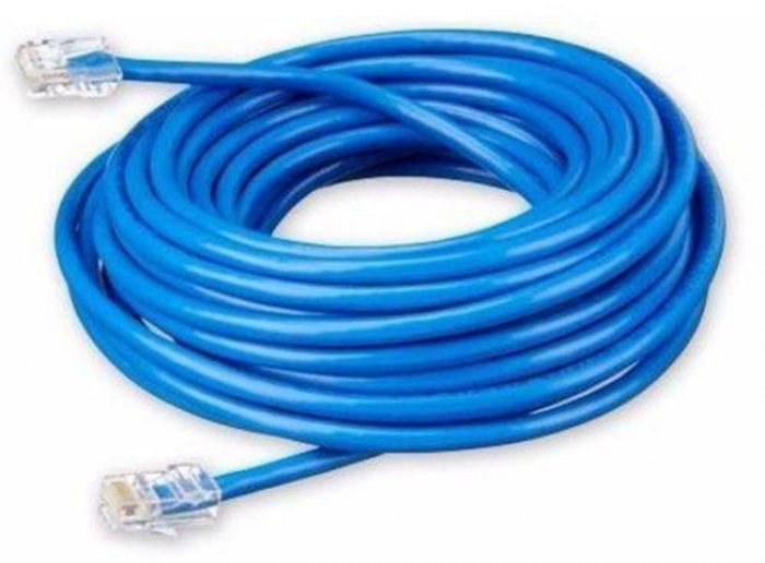 Cabo Rede Patch Cord CAT5E 20,0MT Azul RJ45 Utp