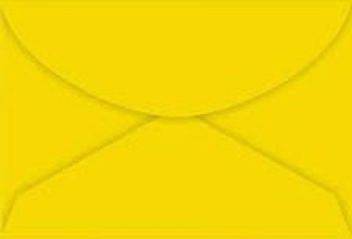 Envelope Visita Amarelo 72X108