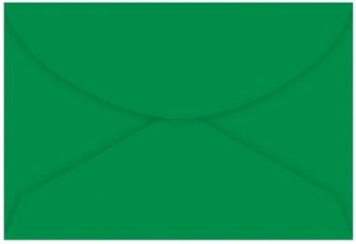 Envelope Visita Verde Escuro 72X108