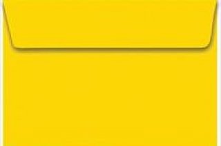 Envelope Colorido Amarelo 162X229/160X235