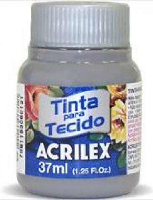Tinta Tecido Cinza 933 37 ML Acrilex