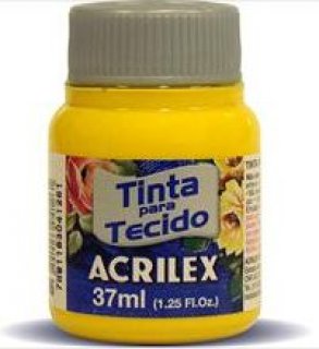 Tinta Tecido Amarelo Ouro 505 37 Ml Acrilex
