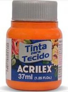 Tinta Tecido Laranja 517 37 Ml Acrilex