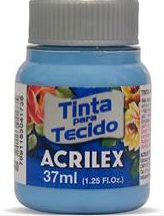 Tinta Tecido Azul Caribe 560 37 Ml Acrilex