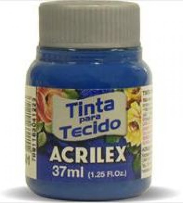 Tinta Tecido Azul Turquesa 501 37 Ml Acrilex
