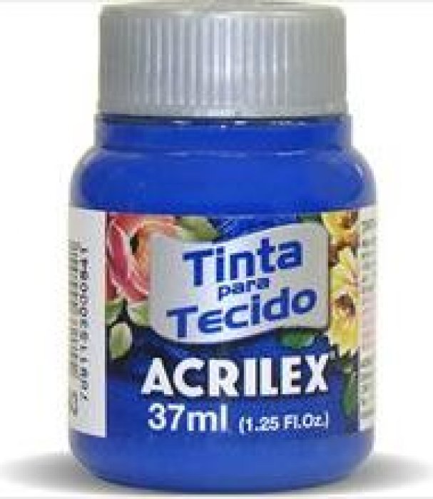 Tinta Tecido Azul Ultramar 543 37 ML Acrilex