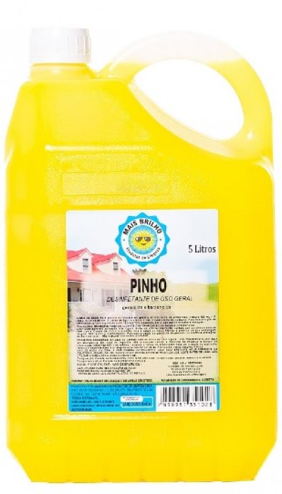 Desinfetante 5L - Mais Brilho - Pinho