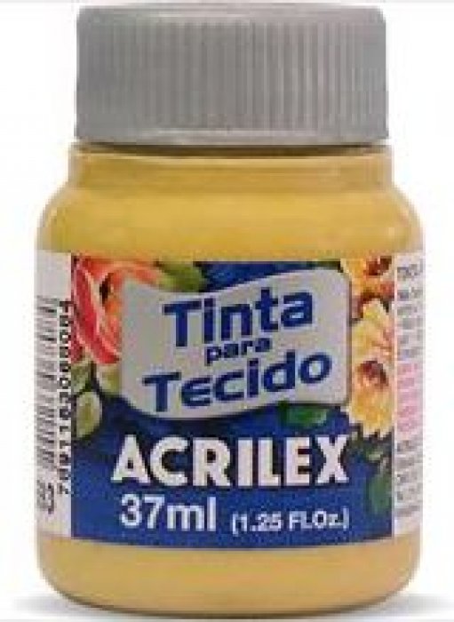 Tinta Tecido Ocre Ouro 573 37 ML Acrilex