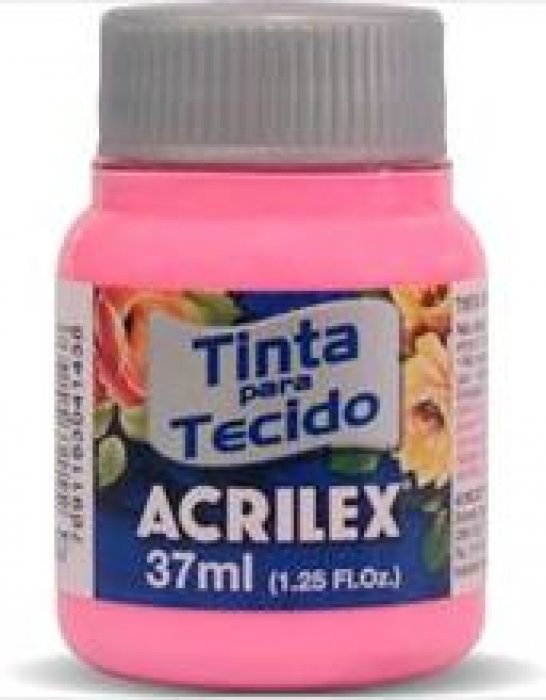 Tinta Tecido Rosa 537 37 ML Acrilex