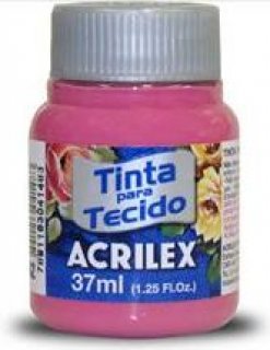 Tinta Tecido Rosa Escuro 542 37 Ml Acrilex