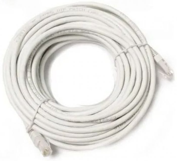 Cabo Rede Patch Cord Cat6 10Mt Branco Pc-Eth6U100Wh C3Tech