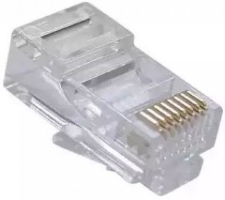Conector Rj45 Cat.5 Pc-Cnrj02 C3Tech Incolor