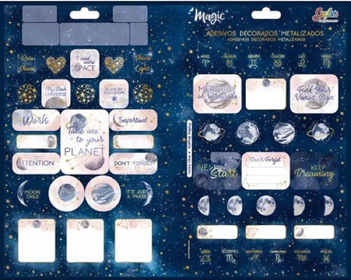 Adesivos Stickers - Magic Tilibra