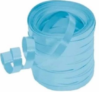 Fitilho Plastico 5Mmx50Mt Azul Claro - Rolo