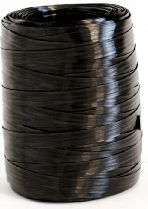 Fitilho Plastico 5MMX50MT Preto - Rolo