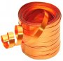 Fitilho Plastico 5Mmx50Mt Laranja - Rolo