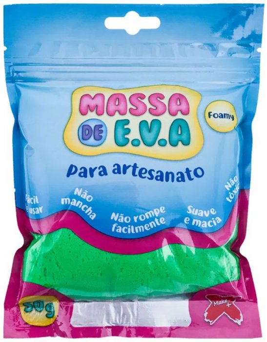 Massa de EVA 50GR Make+Gatte Verde Escuro