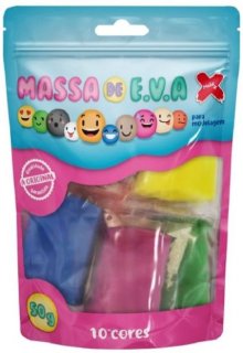 Massa de Eva 50Gr  Make+Gatte 10 Cores   13022