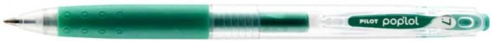 Caneta Pilot Poplol Metalic Green Retratil 0.7 Gel