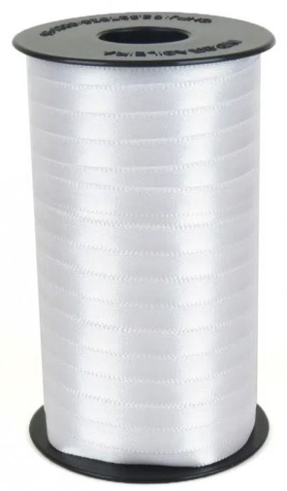Rolo Fita Cetim 07MM 100M Branco Cinderela