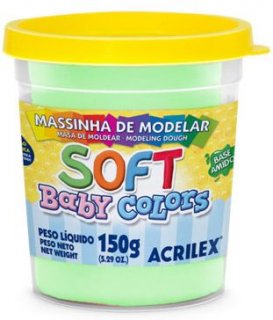 Massa Modelar Soft 150Gr Verde Bebe/810  Acrilex