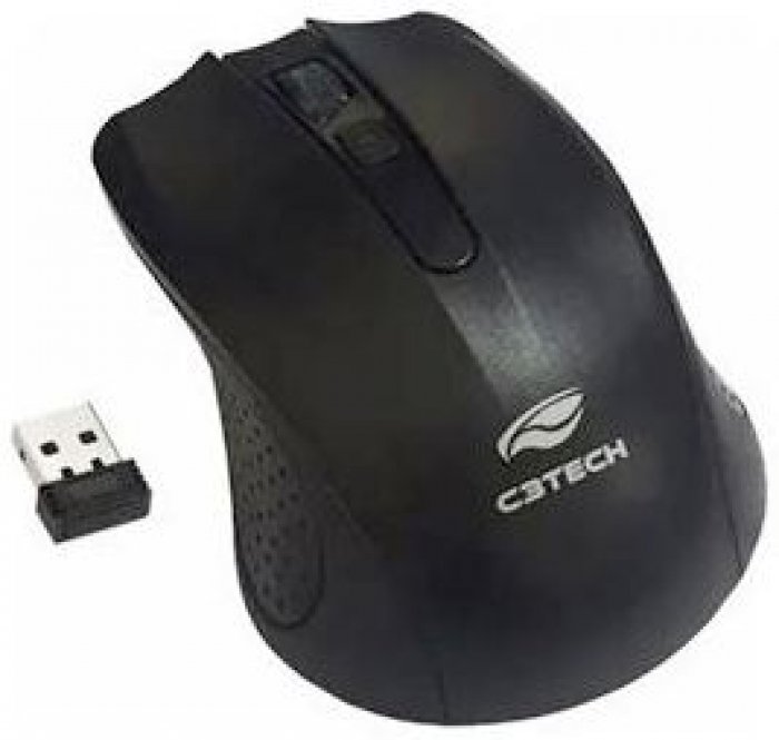 Mouse Sem Fio USB C3PLUS M-W20BK Preto