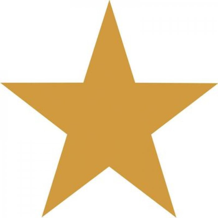 Etiqueta Estrela Dourado C/210